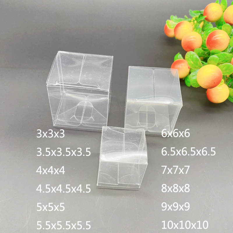 Event Party Box - 100 Buah Kotak Hadiah Plastik Persegi