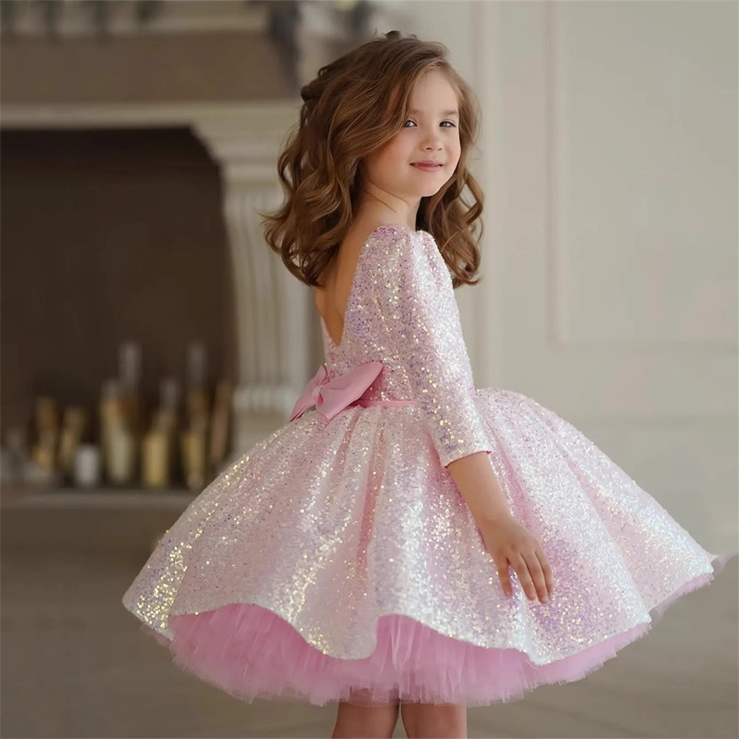 Birthday Sash Glitter - Gaun putri anak perempuan, gaun pesta