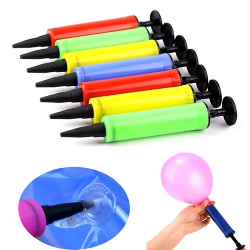 Balloon Pump Hand - 1 Buah Inflator Mini Portabel Warna