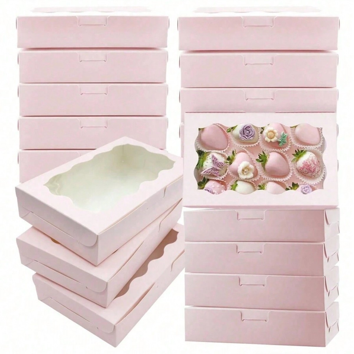 Event Party Box - 10/30/50 Buah Kotak Permen Kue Kertas