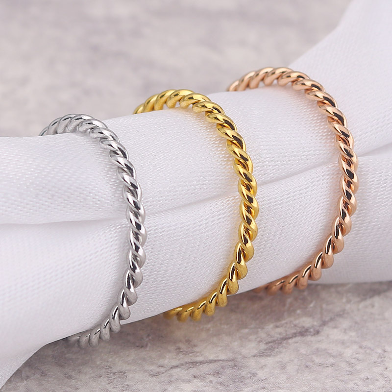 Event Suppliers - Cincin Stainless Steel Minimalis Unisex Lebar