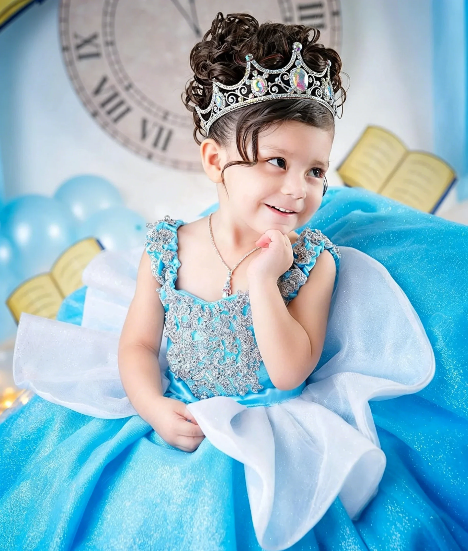 Birthday Sash Glitter - Gaun Pesta Mewah Khusus untuk Pengiring