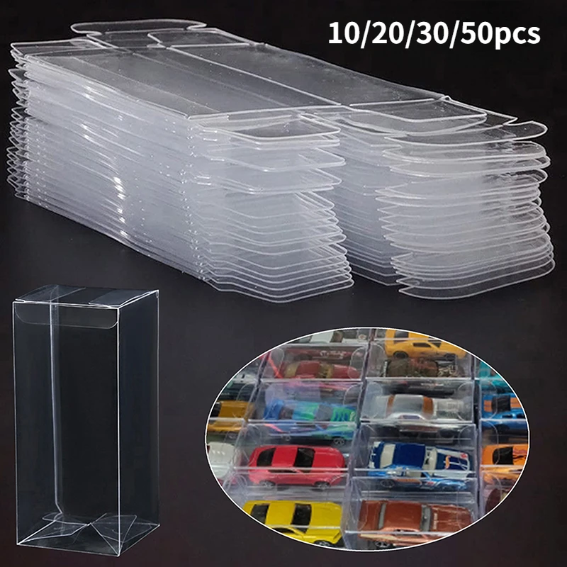 Event Party Box - 1/64 mainan Model mobil, bening kotak