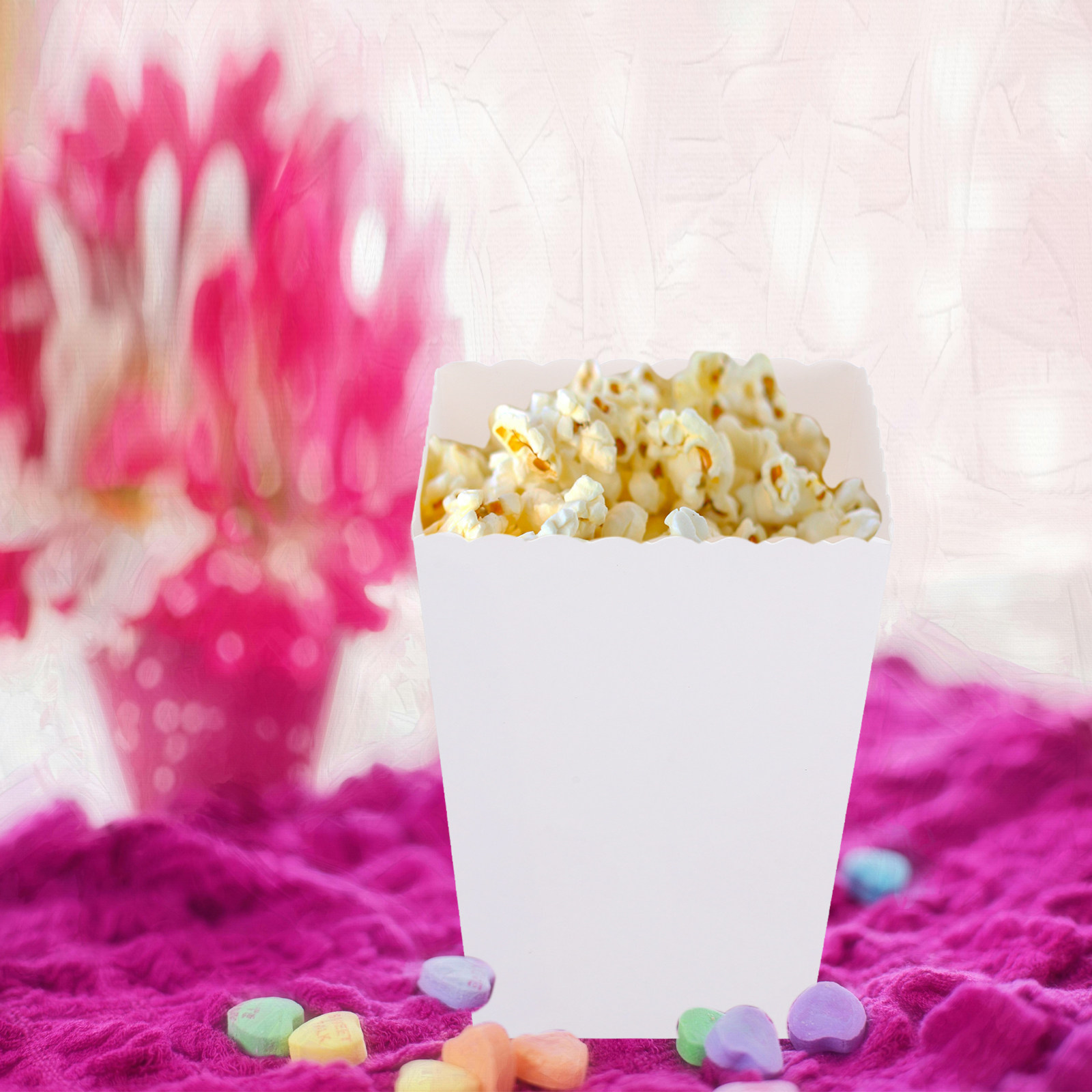 50Pcs Kotak Popcorn Sekali Pak - Event Party Box ulasan dan harga