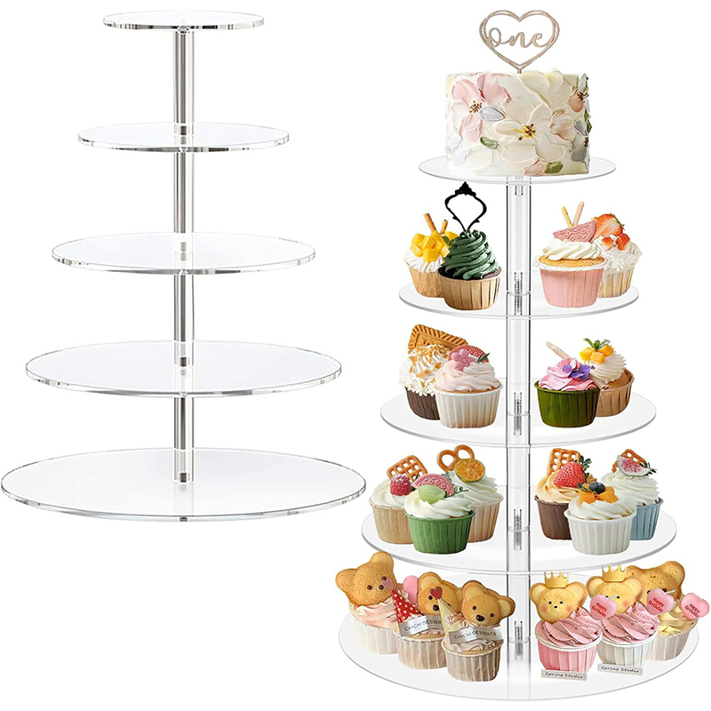 1 Buah Stand Cupcake Akrilik B - Cupcake Stand Tier ulasan dan harga