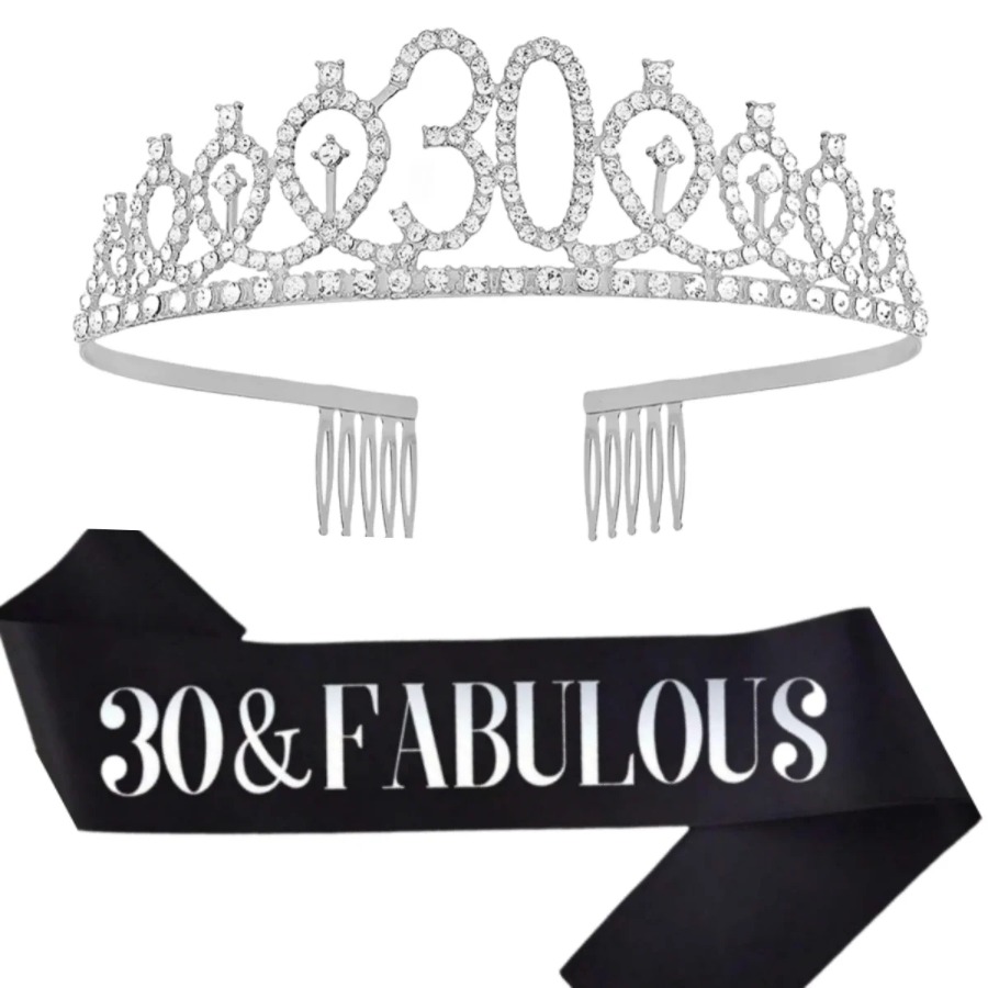 Mahkota Tiara Ulang Tahun Berk - Birthday Sash Glitter ulasan dan harga