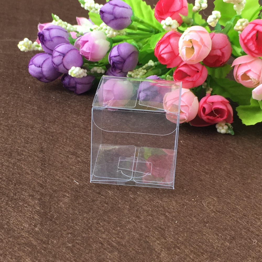 50 pcs 9*9*9 cm jelas plastik  - Event Party Box ulasan dan harga