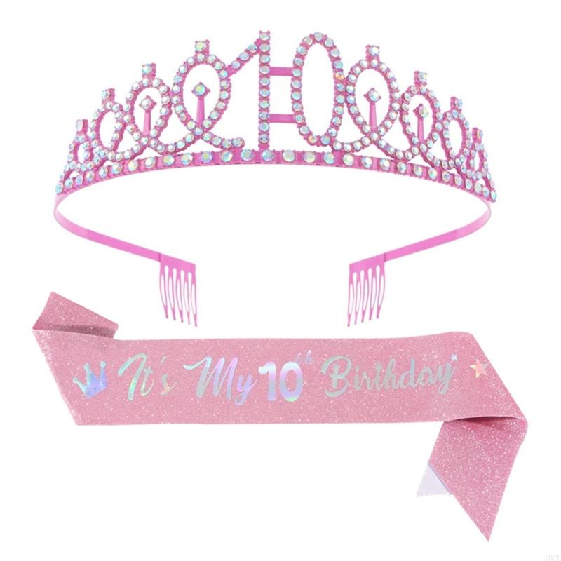 Set dan Selempang Ulang Tahun  - Birthday Sash Glitter ulasan dan harga
