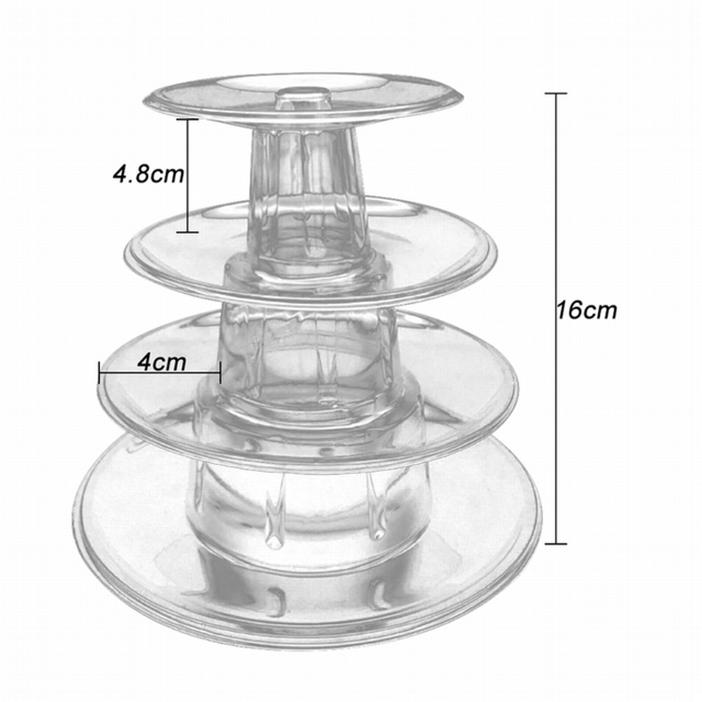 Rak Penyimpanan Kue Macaron 4/ - Cupcake Stand Tier ulasan dan harga