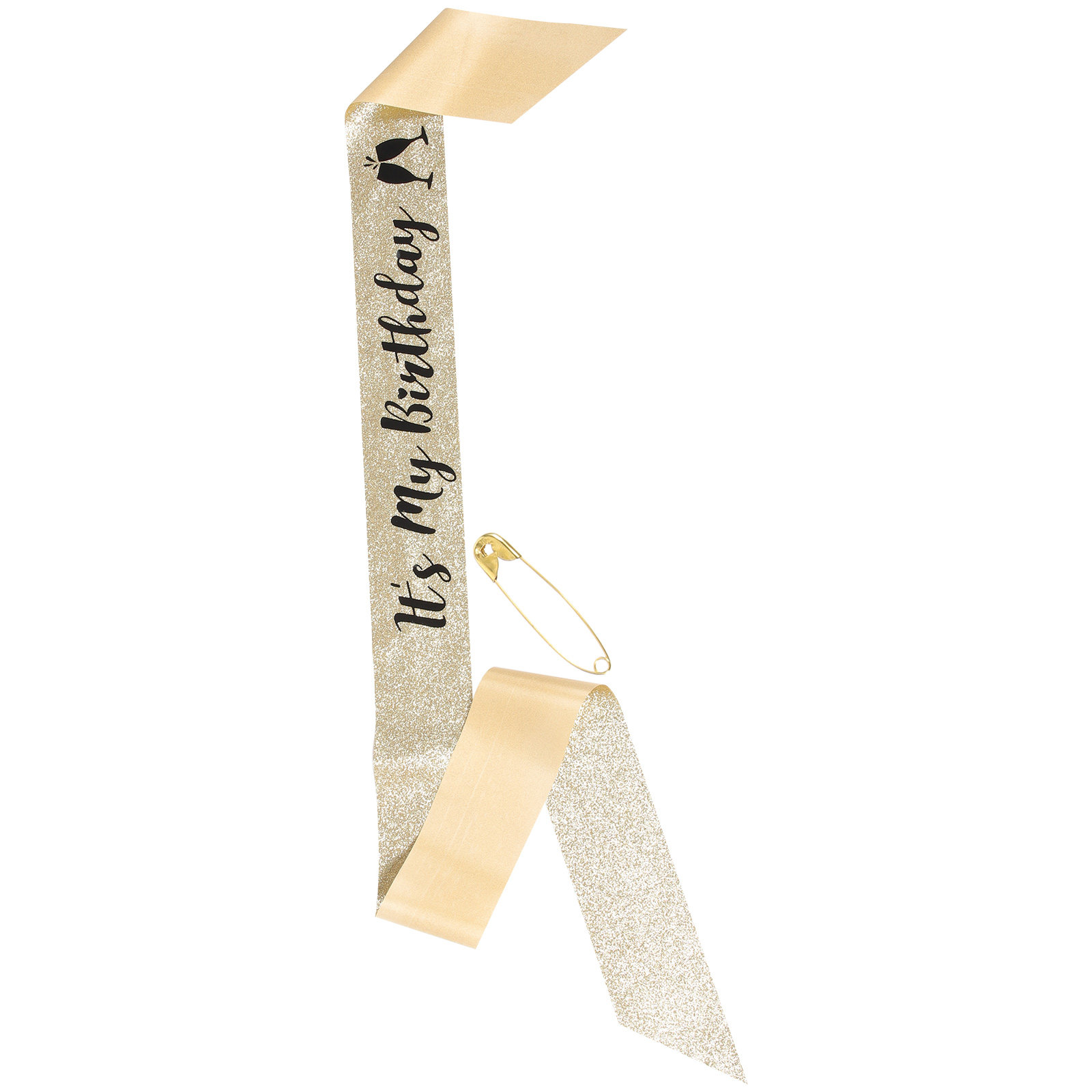 1Pcs Selempang Ulang Tahun Ber - Birthday Sash Glitter ulasan dan harga