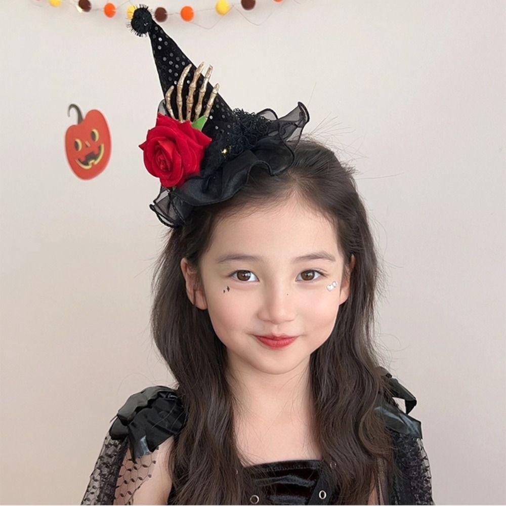 Topi Penyihir Halloween Motif  - Party Hat Cone ulasan dan harga