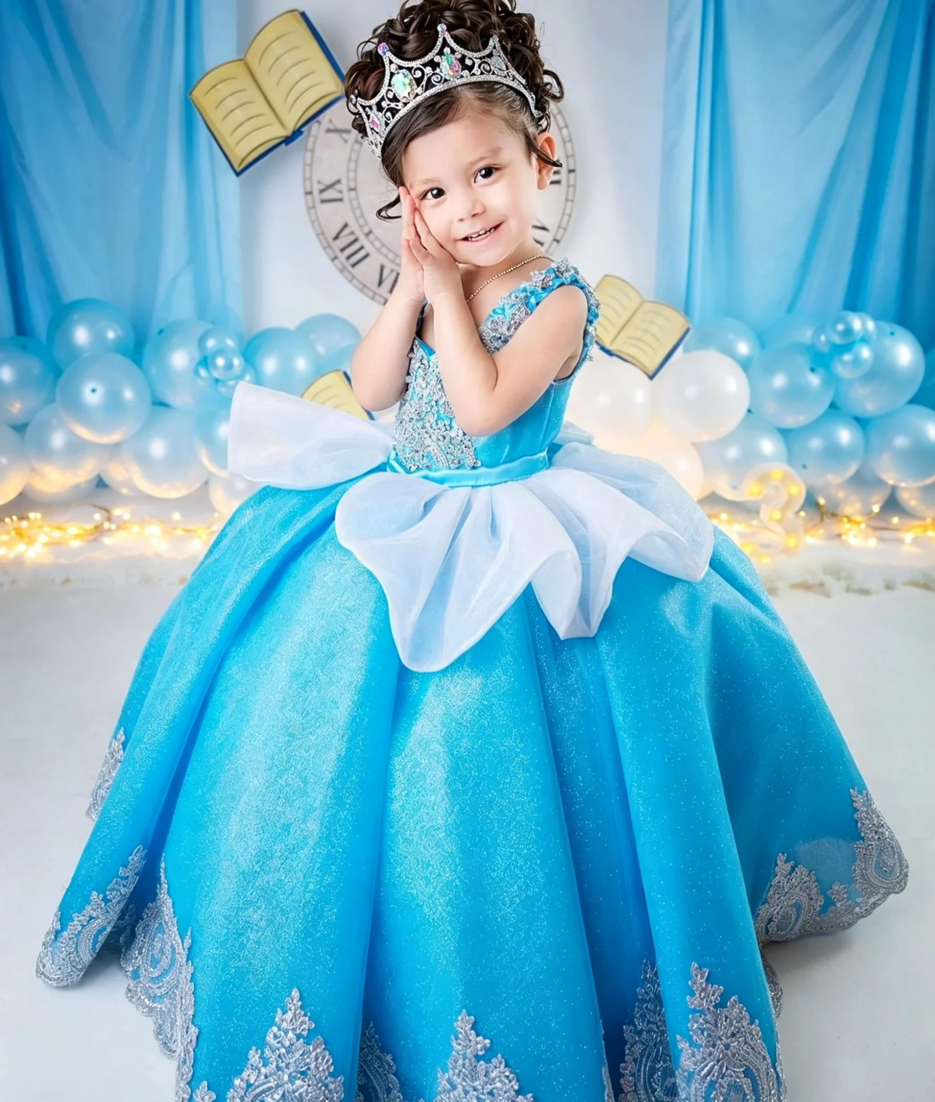 Gaun Pesta Mewah Khusus untuk  - Birthday Sash Glitter ulasan dan harga