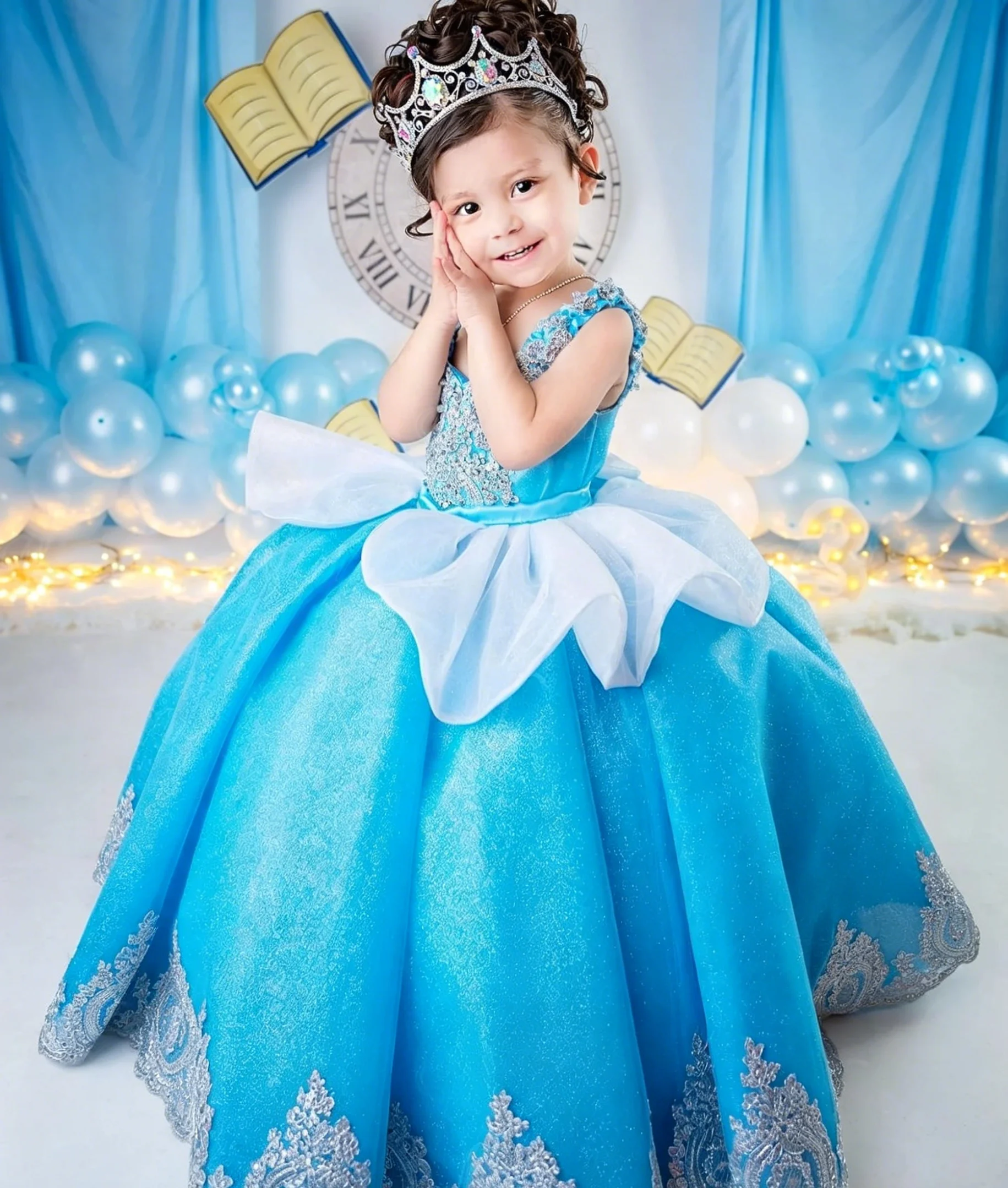 Gaun Pesta Mewah Khusus untuk  - Birthday Sash Glitter ulasan dan harga