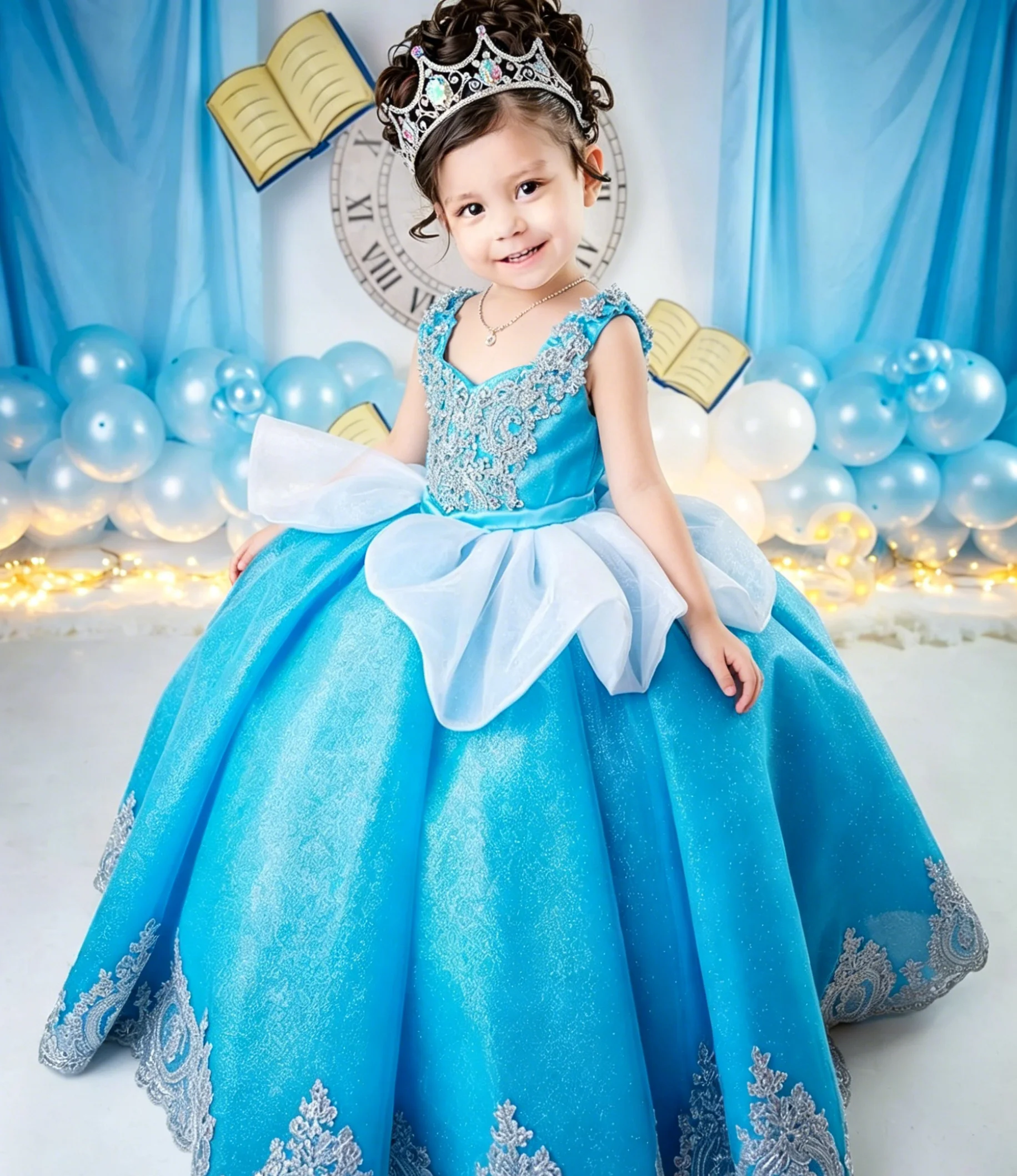 Gaun Pesta Mewah Khusus untuk  - Birthday Sash Glitter ulasan dan harga