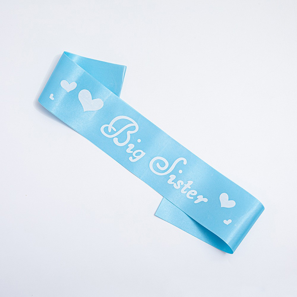 Pita Satin Glitter Pink Biru u - Birthday Sash Glitter ulasan dan harga