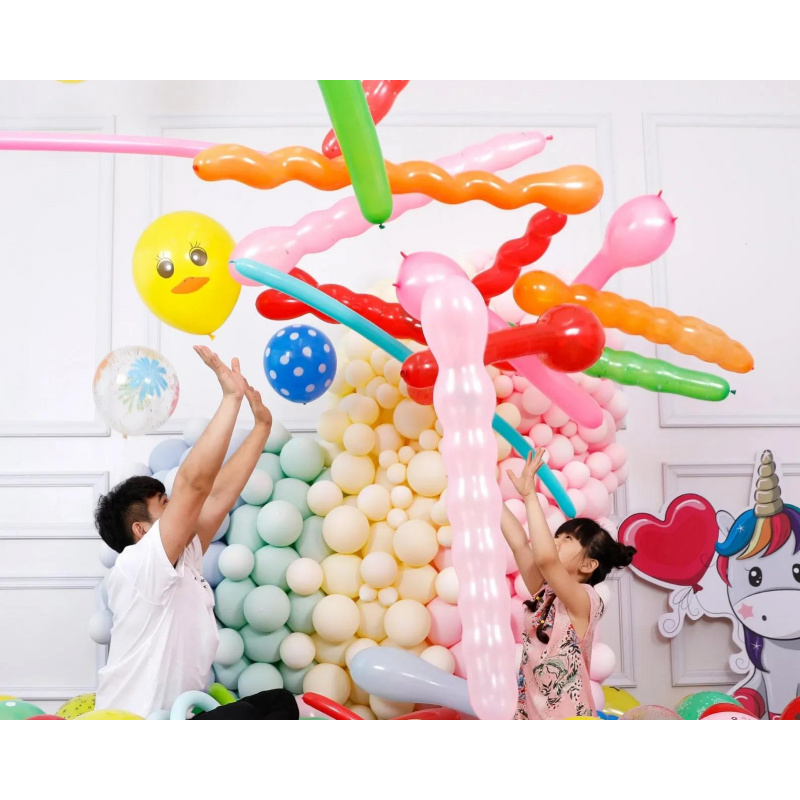 50/100 Pcs Balon Kartun Tanpa  - Balloon Pump Hand ulasan dan harga