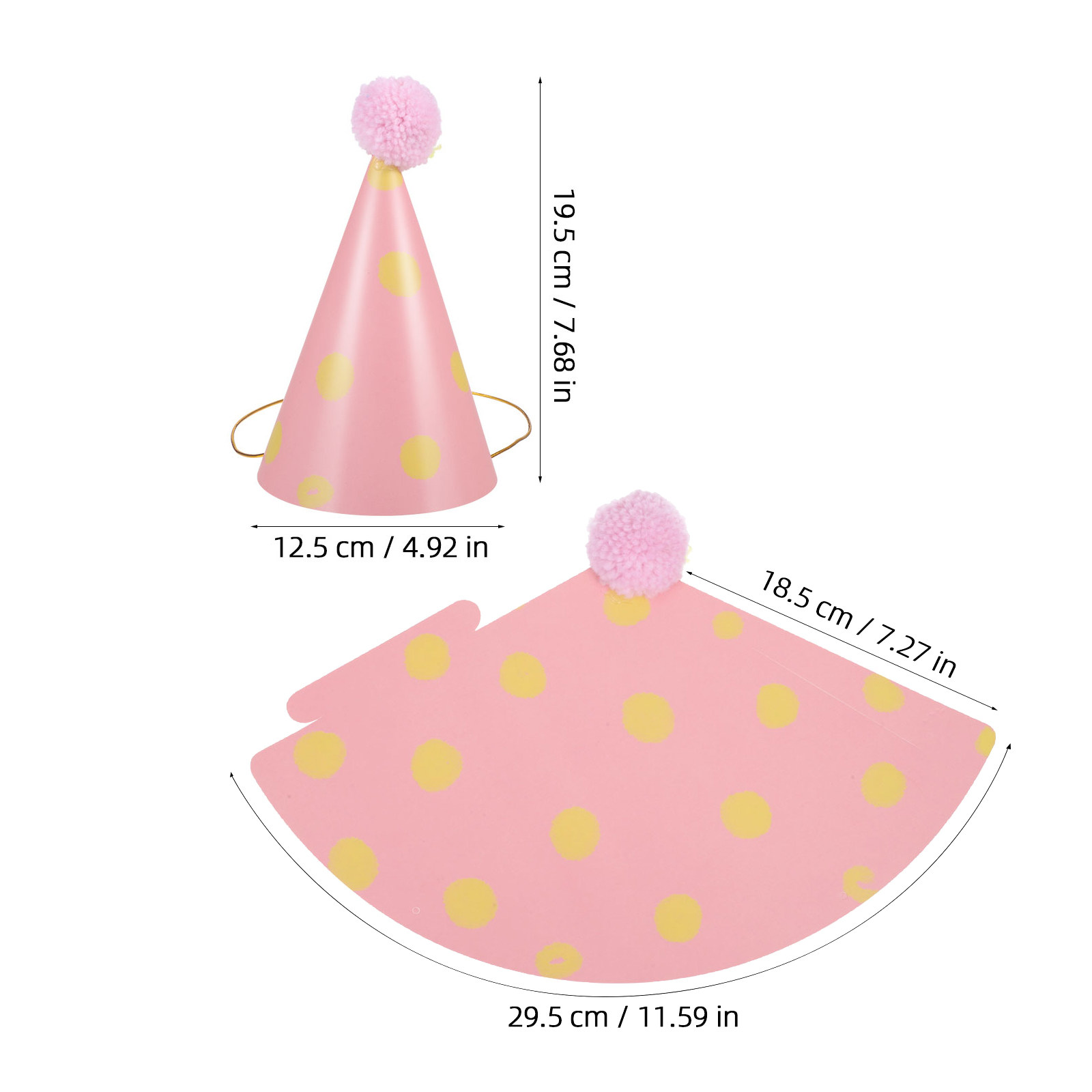 14 Buah Topi Ulang Tahun Kerta - Party Hat Cone ulasan dan harga