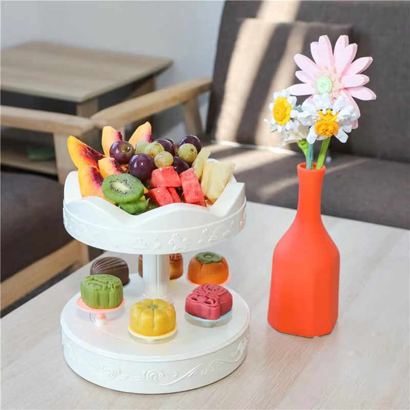 2-tier otomatis berputar duduk - Cupcake Stand Tier ulasan dan harga