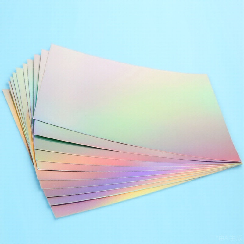 10 Lembar Kertas Karton Hologr - Papercraft Supply Invitation ulasan dan harga