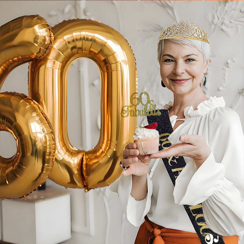 Dekorasi Ulang Tahun ke-30-50  - Birthday Sash Glitter ulasan dan harga